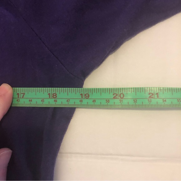 ROOTS Vintage 90s Top, Long Sleeved, Purple w/ Peace Sign, Women’s Size L - Picture 7 of 7